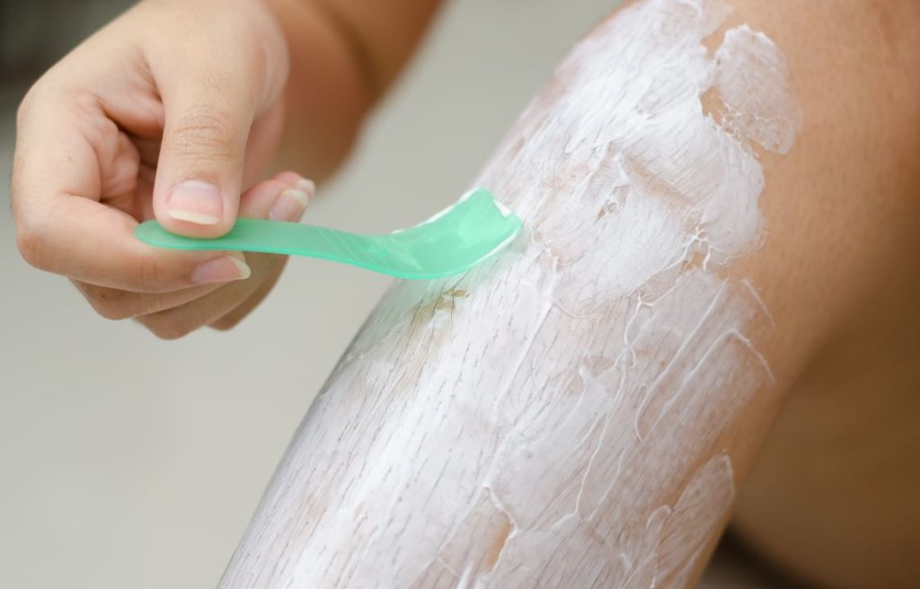 L’épilation avec les crèmes dépilatoires